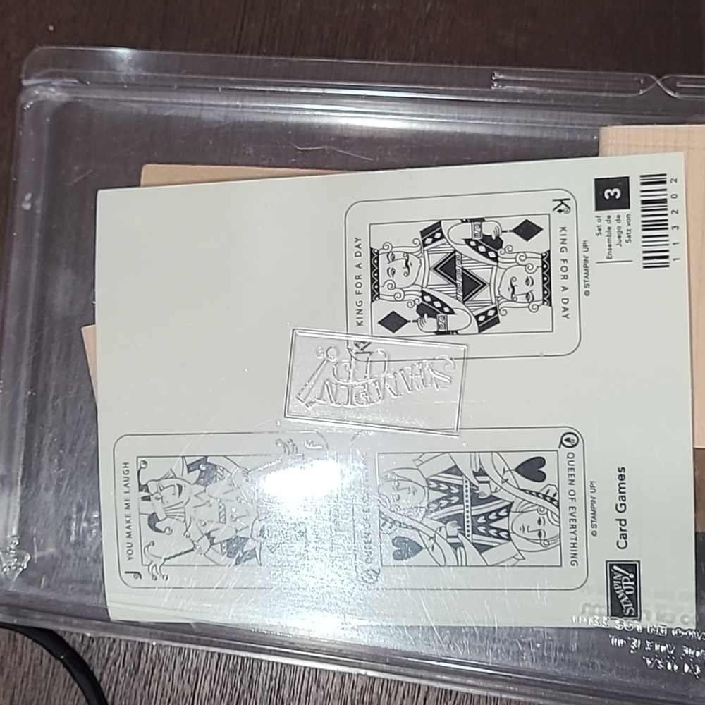 Stampin Up stamps Card Games